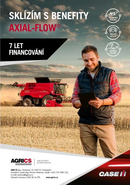 Sklízejte s benefity Case IH Axial-Flow